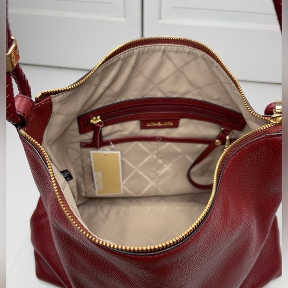 MICHAEL KORS Brandy Lexington Large Pebbled Leather Shoulder Bag - Picture 5 of 10